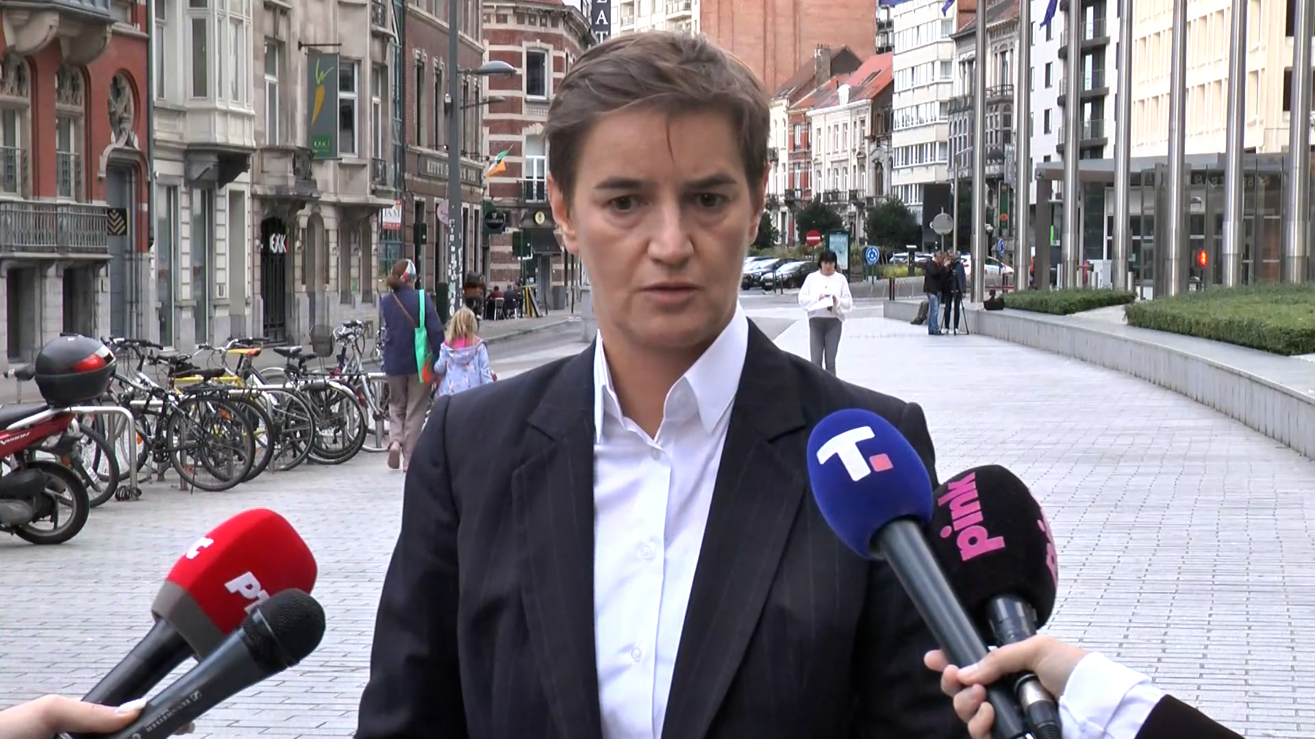 Belgija, Brisel, Ana Brnabic predsednica Narodne skupstine Republike Srbije, o skupovima SNS-a sirom Srbije planiranim za nedelju